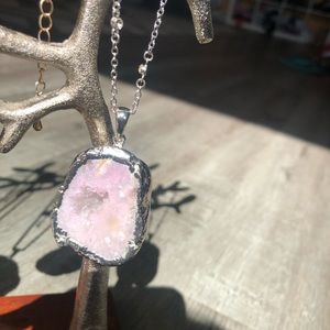 Genuine Rose Quartz Necklace